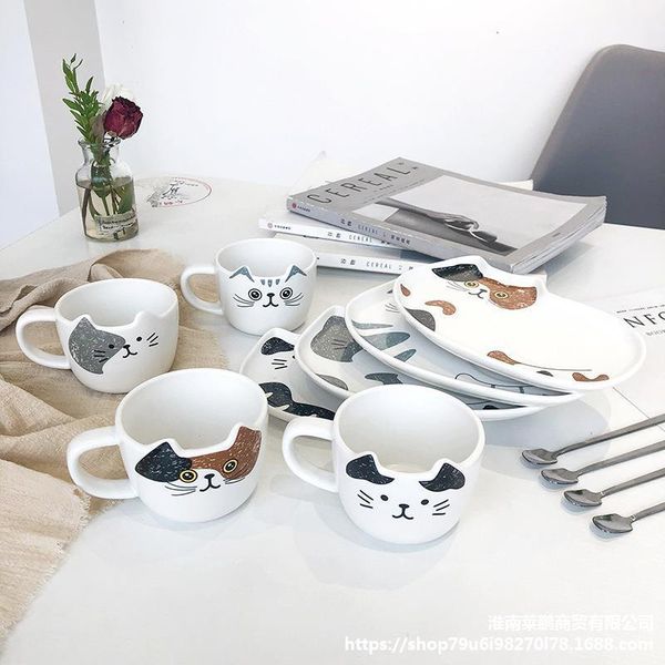 mugs cute cartoon cat ceramic coffee cup and saucer set restaurant small capacity water el dessert mug
mugs cute cartoon cat ceramic coffee cup and saucer set restaurant small capacity water el dessert mug