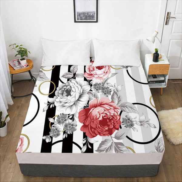 sheets & sets luxury elastic fitted sheet bed with an band mattress cover 150x200/160x200 for home flowers stripe
sheets & sets luxury elastic fitted sheet bed with an band mattress cover 150x200/160x200 for home flowers stripe
