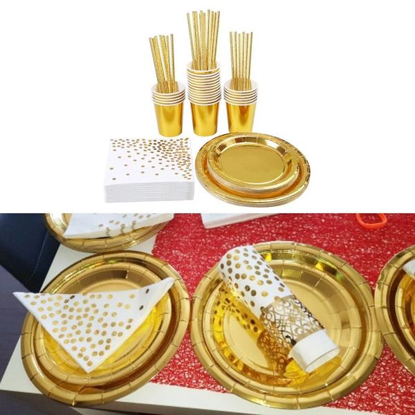 disposable dinnerware 25 person meal gilded party tableware set cup plate napkin straw wedding anniversary decoration
disposable dinnerware 25 person meal gilded party tableware set cup plate napkin straw wedding anniversary decoration