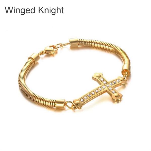 link, chain woman rhinestone female bracelet metal cross titanium steel luxury bangle, Black
link, chain woman rhinestone female bracelet metal cross titanium steel luxury bangle, Black