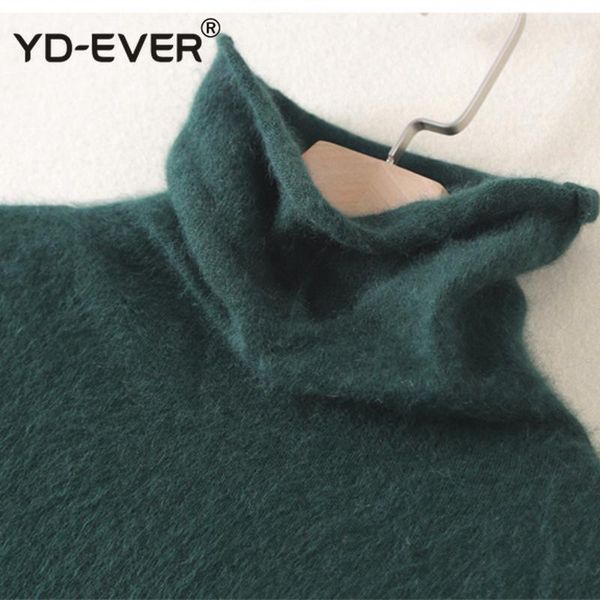 women's sweaters pure mink cashmere high collar shirt piles of autumn and winter long-sleeved sweater warm hedging, White;black
women's sweaters pure mink cashmere high collar shirt piles of autumn and winter long-sleeved sweater warm hedging, White;black