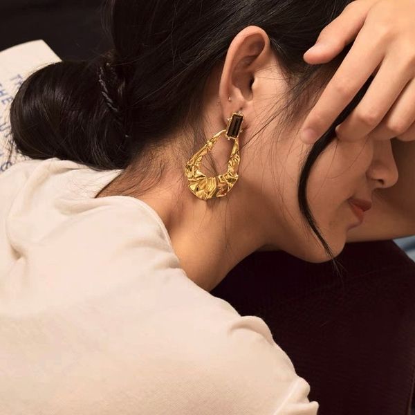 70% off luxury jewelry saijia celi net red irregular fold gold exaggerated personality earrings cool wind curly earrings, Golden
70% off luxury jewelry saijia celi net red irregular fold gold exaggerated personality earrings cool wind curly earrings, Golden