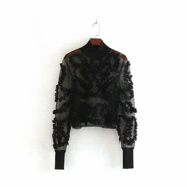 women appliques transparent casual black shirts blouses long sleeve patchwork mesh roupas femininas ls4513 210420, White
women appliques transparent casual black shirts blouses long sleeve patchwork mesh roupas femininas ls4513 210420, White