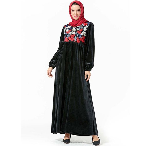 ethnic clothing dignified and fashionable middle eastern plus size women's gold velvet large casual embroidered dress, Red
ethnic clothing dignified and fashionable middle eastern plus size women's gold velvet large casual embroidered dress, Red