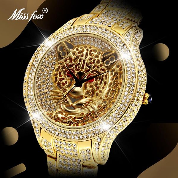 wristwatches missfox quartz men watch waterproof famous fashion ice out gold bracelet tiger men's watches 2021 luxury clocks dropshipin, Slivery;brown
wristwatches missfox quartz men watch waterproof famous fashion ice out gold bracelet tiger men's watches 2021 luxury clocks dropshipin, Slivery;brown