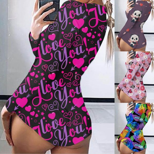 cartoon print long sleeve women romper bodysuit nightwear playsuit body suit bodys para mujer, Black;white
cartoon print long sleeve women romper bodysuit nightwear playsuit body suit bodys para mujer, Black;white