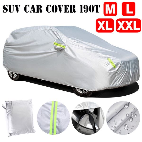 190t full car waterproof anti scratch snow cover sun protector breathable m/l/xl/xxl universal suv vw for golf 4 7
190t full car waterproof anti scratch snow cover sun protector breathable m/l/xl/xxl universal suv vw for golf 4 7