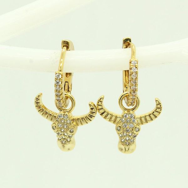 hoop & huggie 1pair punk gothic zircon bull head earring for women men cute hiphop shiny crystal animals hugging ear stud jewelry e698-11, Golden;silver
hoop & huggie 1pair punk gothic zircon bull head earring for women men cute hiphop shiny crystal animals hugging ear stud jewelry e698-11, Golden;silver