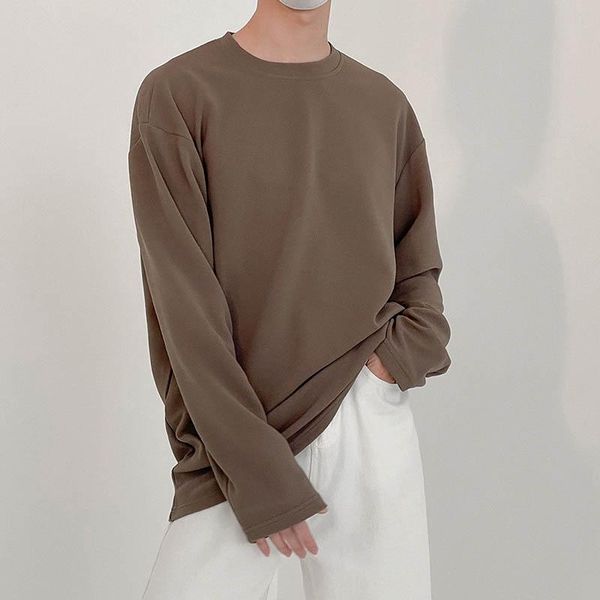 men's t-shirts loose o-neck long sleeve t-shirt men korea pure color basic base t shirt fashion casual office white 2021, White;black
men's t-shirts loose o-neck long sleeve t-shirt men korea pure color basic base t shirt fashion casual office white 2021, White;black