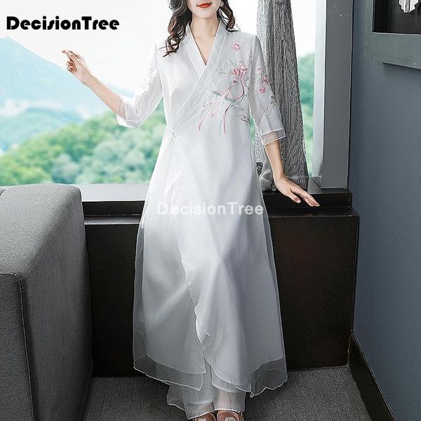 qipao traditional cheongsam half sleeve party loose mesh chan dress chinese hanfu style lady ethnic clothing, Red
qipao traditional cheongsam half sleeve party loose mesh chan dress chinese hanfu style lady ethnic clothing, Red