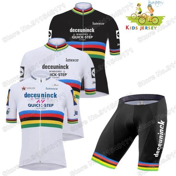 racing sets kids quick step world 2021 cycling jersey set julian alaphilippe boys girls clothing children bike suit maillot, Black;blue
racing sets kids quick step world 2021 cycling jersey set julian alaphilippe boys girls clothing children bike suit maillot, Black;blue