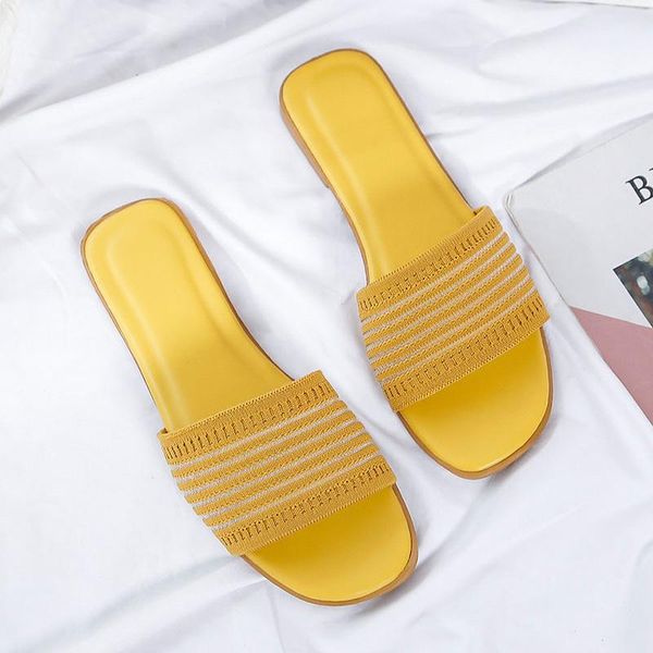 slippers summer women sandals 2021 flying woven breathable women's flats bottom leisure, Black
slippers summer women sandals 2021 flying woven breathable women's flats bottom leisure, Black