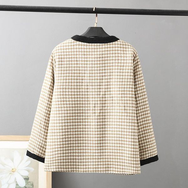 Women's Jackets Spring Women Jacket Oversize Fashion Casual Clothes Female Coats V Neck Chic Houndstooth Woolen Chaqueta De Mujeres 5YQ6, Black;brown
Women's Jackets Spring Women Jacket Oversize Fashion Casual Clothes Female Coats V Neck Chic Houndstooth Woolen Chaqueta De Mujeres 5YQ6, Black;brown