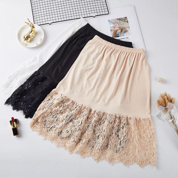skirts autumn winter women lace slip hollow length a-line perspective ladies basic thin skirt petticoat silk satin underskirt, Black
skirts autumn winter women lace slip hollow length a-line perspective ladies basic thin skirt petticoat silk satin underskirt, Black