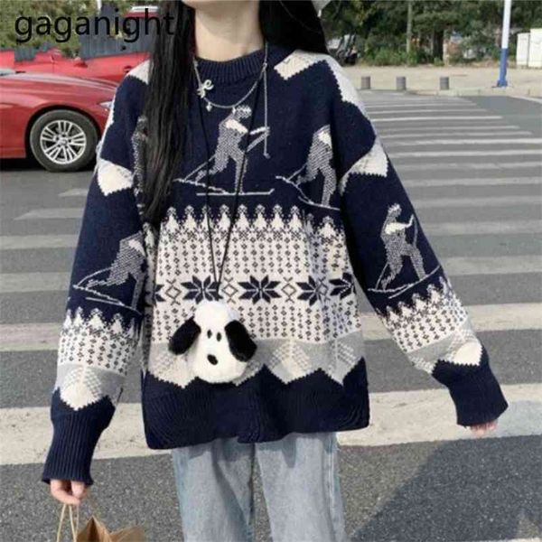 vintage women knitted sweater casual loose autumn winter fashion outwear ropa mujers pullovers girls sweaters 210601, White
vintage women knitted sweater casual loose autumn winter fashion outwear ropa mujers pullovers girls sweaters 210601, White