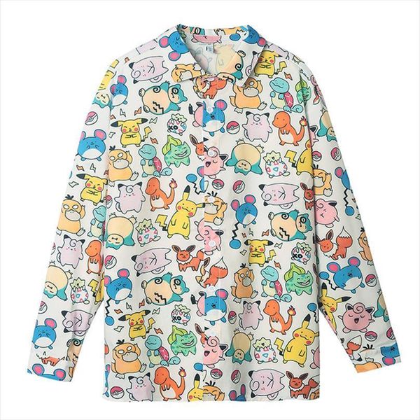 autumn chiffon harajuku oversized cartoon women blouses pet elves printed bf long sleeve ladies shirt spring, White
autumn chiffon harajuku oversized cartoon women blouses pet elves printed bf long sleeve ladies shirt spring, White