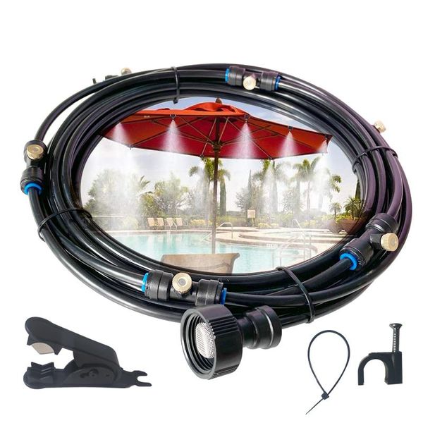 misting system for outside patio fan porch umbrella deck canopy pool garden greenhouse yard waterpark watering equipments
misting system for outside patio fan porch umbrella deck canopy pool garden greenhouse yard waterpark watering equipments