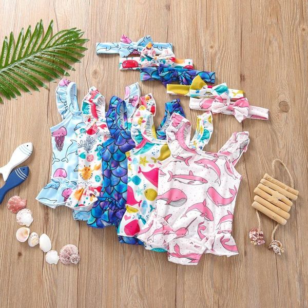 one-pieces toddler girls one piece swimwear kids sleeveless beach print marine animal swimsuit with headband girl bathing suits beachwear, Black 
one-pieces toddler girls one piece swimwear kids sleeveless beach print marine animal swimsuit with headband girl bathing suits beachwear, Black