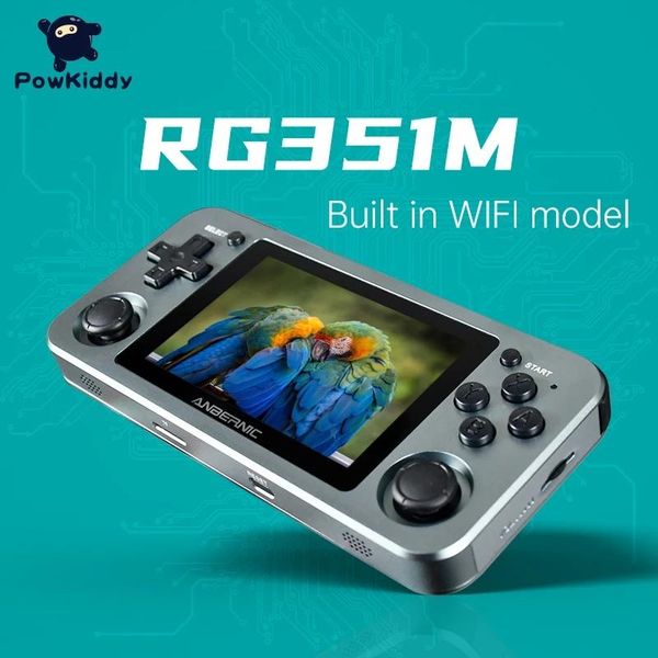 portable game players powkiddy rg351m retro video console metal shell built-in wifi module rk3326 handheld
portable game players powkiddy rg351m retro video console metal shell built-in wifi module rk3326 handheld