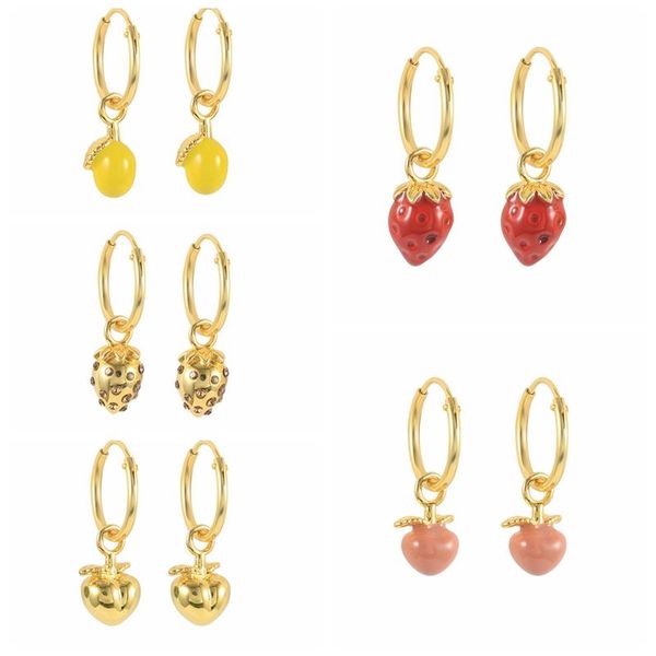 hoop & huggie viny mango peach strawberry summer fruit enamel earrings for women 925 sterling silver hoops pendientes jewelry trend, Golden;silver
hoop & huggie viny mango peach strawberry summer fruit enamel earrings for women 925 sterling silver hoops pendientes jewelry trend, Golden;silver