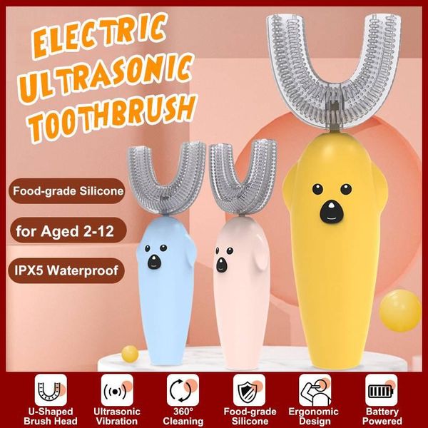 smart electric toothbrush u 360 degrees kids sonic silicon automatic ultrasonic teeth tooth brush cartoon pattern children
smart electric toothbrush u 360 degrees kids sonic silicon automatic ultrasonic teeth tooth brush cartoon pattern children