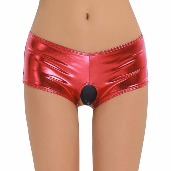 women's panties womens erotic lingerie faux leather open bucrotchless bikini brief low waisted elastic waistband underwear underpants, Black;pink
women's panties womens erotic lingerie faux leather open bucrotchless bikini brief low waisted elastic waistband underwear underpants, Black;pink