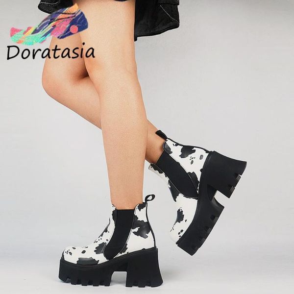 boots doratasia arrival slip on mixed color round tor high heel platform ankle women big size 43 githic shoes, Black
boots doratasia arrival slip on mixed color round tor high heel platform ankle women big size 43 githic shoes, Black