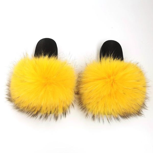 women furry sandals big fluffy sliders custom plush indoor hair slippers super puffy real raccoon fur slides fashion, Black
women furry sandals big fluffy sliders custom plush indoor hair slippers super puffy real raccoon fur slides fashion, Black