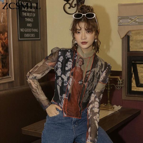 women's blouses & shirts zcsmll fall 2021 women fashion mesh long sleeve blouse asymmetrical and patchwork turtleneck high neck j057, White
women's blouses & shirts zcsmll fall 2021 women fashion mesh long sleeve blouse asymmetrical and patchwork turtleneck high neck j057, White