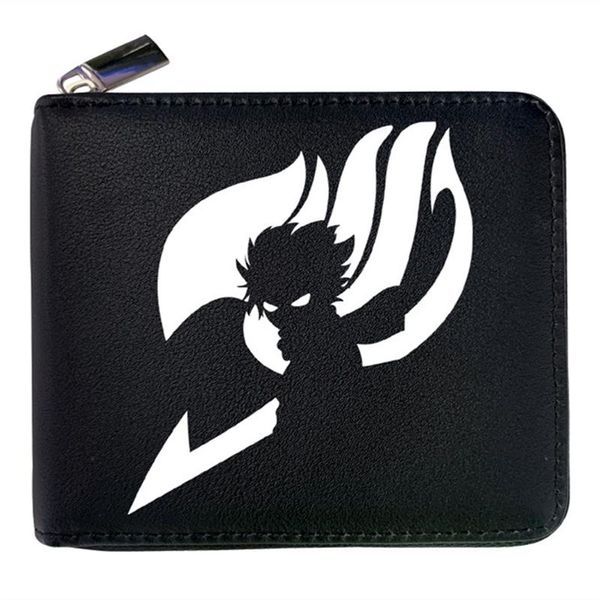 wallets japanese cartoon fairy tail natsu wallet short purse for student whit holder, Red;black 
wallets japanese cartoon fairy tail natsu wallet short purse for student whit holder, Red;black