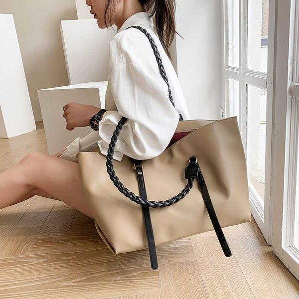big shopping bags for women woven strap shoulder bag large capacity totes ladys shoppers c0601
big shopping bags for women woven strap shoulder bag large capacity totes ladys shoppers c0601