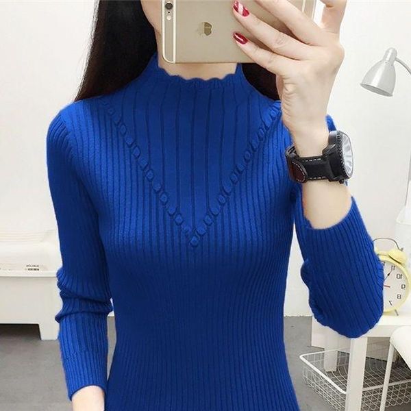women's sweaters woman /autumn winter turtleneck knitted slim fit sweater top, White;black
women's sweaters woman /autumn winter turtleneck knitted slim fit sweater top, White;black
