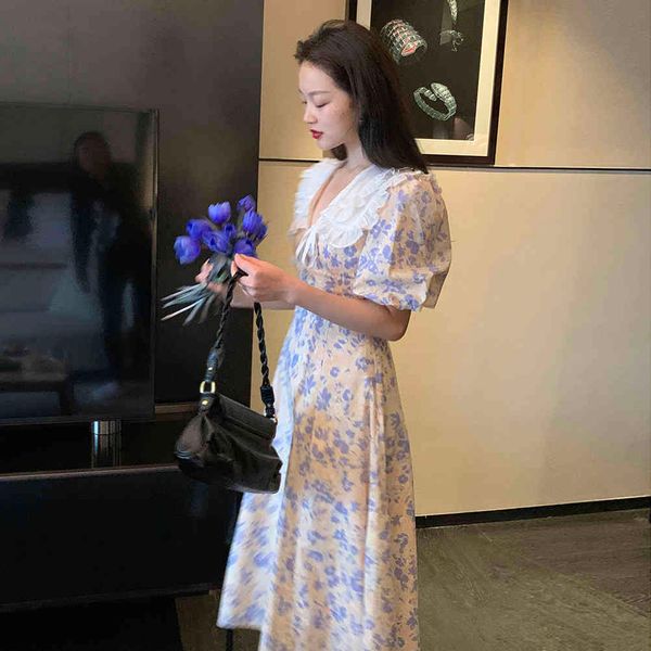 casual dresses 2021 summer women's fashion chic french flower style collar peter pan short sleeve midi retro wear, Black;gray
casual dresses 2021 summer women's fashion chic french flower style collar peter pan short sleeve midi retro wear, Black;gray