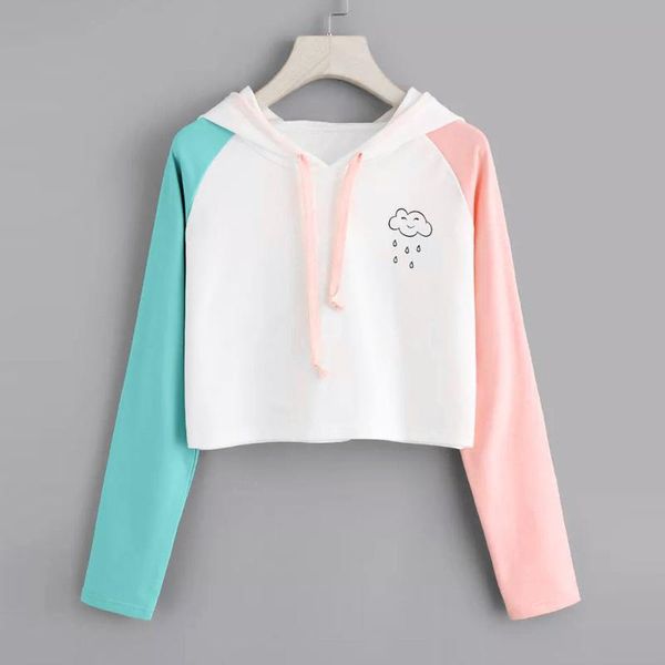 women's hoodies & sweatshirts kawaii cloud print young girls harajuku long sleeve two colors hip hop streetwear pullover, Black
women's hoodies & sweatshirts kawaii cloud print young girls harajuku long sleeve two colors hip hop streetwear pullover, Black