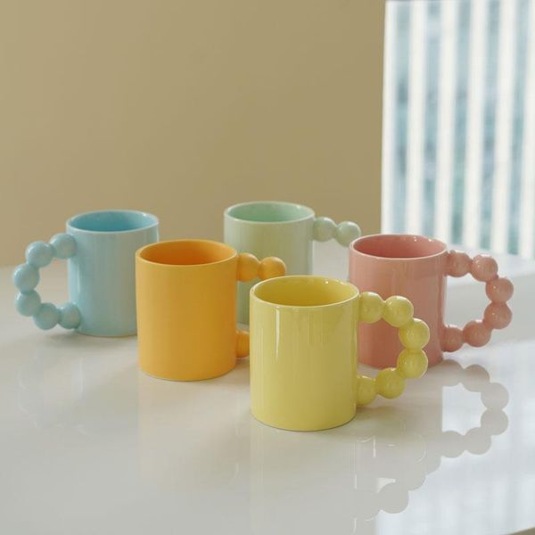 mugs creative coffee with rotating ball handle ceramic blue green yellow pink cups for tea milk water cute wedding birthday gift
mugs creative coffee with rotating ball handle ceramic blue green yellow pink cups for tea milk water cute wedding birthday gift