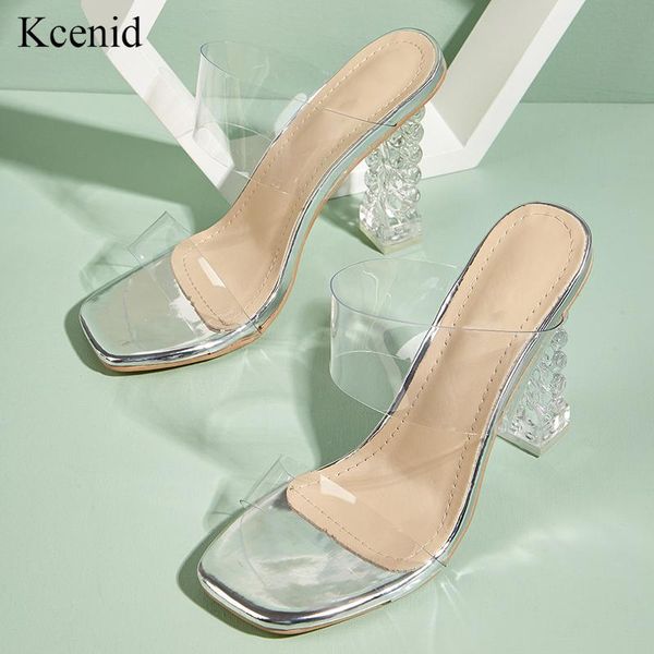 kcenid 2021 pvc jelly sandals slippers crystal open toed square heels women transparent heel slide pumps 35-41, Black
kcenid 2021 pvc jelly sandals slippers crystal open toed square heels women transparent heel slide pumps 35-41, Black