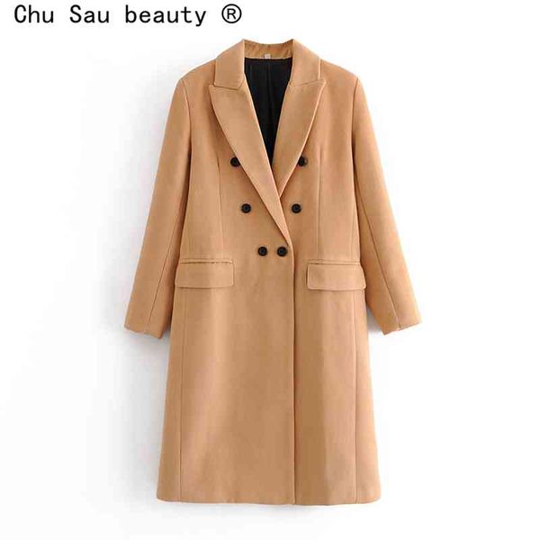 fall winter slim fashion loose lapel double breasted long coat blazer windbreaker trench for women abrigo mujer 210514, Tan;black
fall winter slim fashion loose lapel double breasted long coat blazer windbreaker trench for women abrigo mujer 210514, Tan;black