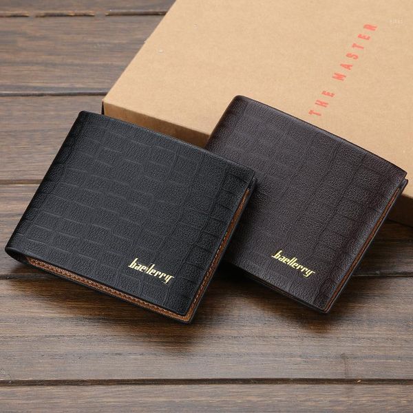men leather wallet short slim wallets vintage male purse money clip credit portomonee carteria1, Red;black
men leather wallet short slim wallets vintage male purse money clip credit portomonee carteria1, Red;black