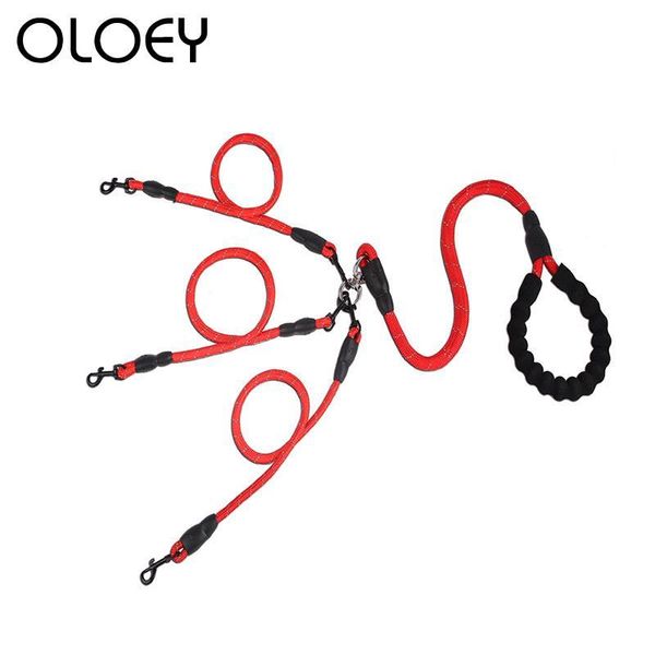 dog collars & leashes 3 heads long strong pet leash for dogs durable nylon retractable big walking leads automatic extending rope
dog collars & leashes 3 heads long strong pet leash for dogs durable nylon retractable big walking leads automatic extending rope