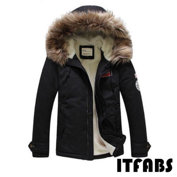 men's jackets men winter warm thick fur collar 2021 long sleeve button pockets hooded fleece lined outerwear jacket coat, Black;brown
men's jackets men winter warm thick fur collar 2021 long sleeve button pockets hooded fleece lined outerwear jacket coat, Black;brown