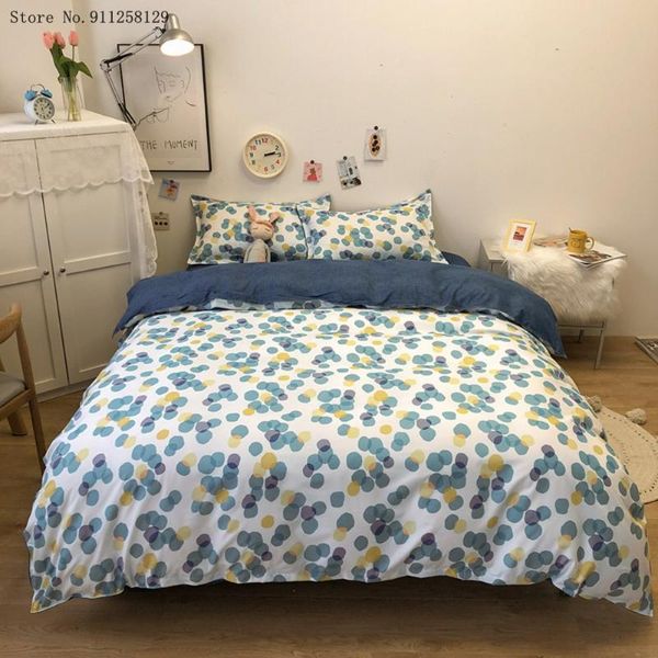 bedding sets 3/4 pieces yellow and blue dots set light shadow duvet cover 5 size cotton bed pillowcase sheets
bedding sets 3/4 pieces yellow and blue dots set light shadow duvet cover 5 size cotton bed pillowcase sheets