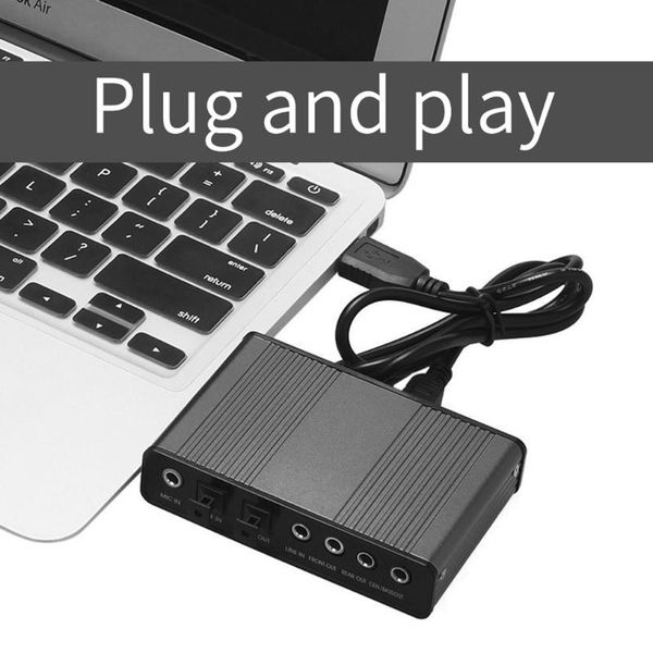 hubs 6 channel 5.1/7.1 usb audio sound card optical external converter for lapdesktop
hubs 6 channel 5.1/7.1 usb audio sound card optical external converter for lapdesktop