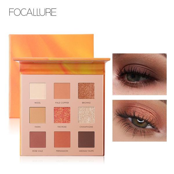 eye shadow 9 colors nude glitter eyeshadow matte shimmer palette long lasting waterproof mineral powder shiny pigments makeup kit