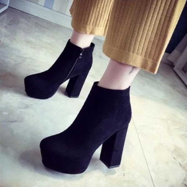 boots shofoo shoes,beautiful fashion women's boots, suede, about 14.5cm high-heeled ankle boots. size:34-45, Black
boots shofoo shoes,beautiful fashion women's boots, suede, about 14.5cm high-heeled ankle boots. size:34-45, Black