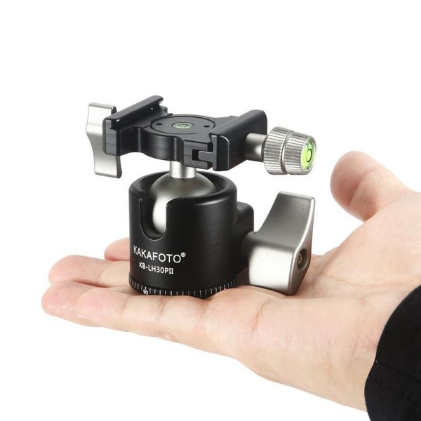 tripod heads kakafoto kb-lh30pii mini low profile panoramic ball head with 1/4 qr plate for tripod, arca/rrs/leofoto compatible,max load 25k
tripod heads kakafoto kb-lh30pii mini low profile panoramic ball head with 1/4 qr plate for tripod, arca/rrs/leofoto compatible,max load 25k