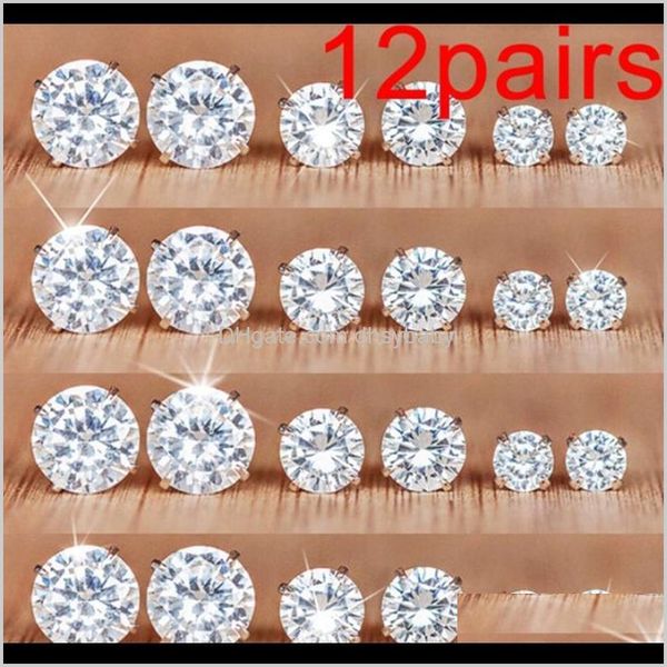 drop delivery 2021 ladies retro simple inlaid round six-claw crystal zircon stud earrings geometric fashion jewelry 12 pairs /set 5g3wh, Golden;silver
drop delivery 2021 ladies retro simple inlaid round six-claw crystal zircon stud earrings geometric fashion jewelry 12 pairs /set 5g3wh, Golden;silver
