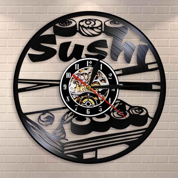 wall clocks japanese cuisine art sushi rolls record clock personallized bar sashimi asian restaurant
wall clocks japanese cuisine art sushi rolls record clock personallized bar sashimi asian restaurant