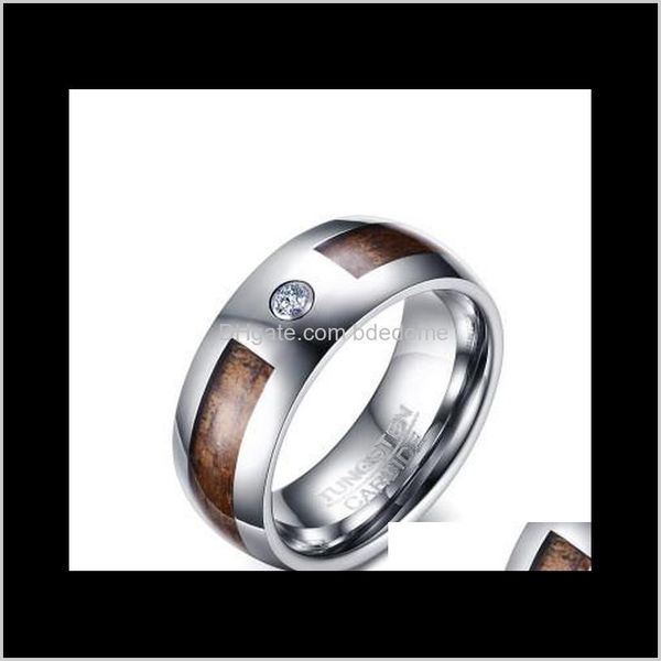 band jewelry high polished punk zircon tungsten ring stainless steel rings matte finished wide 8mm drop delivery 2021 ids3n, Silver
band jewelry high polished punk zircon tungsten ring stainless steel rings matte finished wide 8mm drop delivery 2021 ids3n, Silver