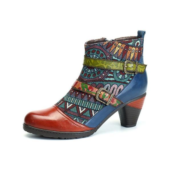 boots women genuine leather ankle woman winter shoes flower med heel zip with buckle 2021 fashion, Black
boots women genuine leather ankle woman winter shoes flower med heel zip with buckle 2021 fashion, Black