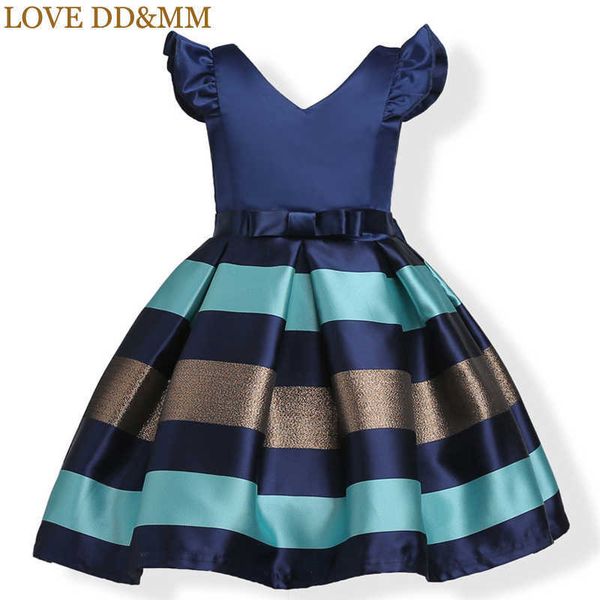 love dd&mm girls dresses summer children's wear girls sweet little flying sleeves horizontal stripes bow v-neck dress 210715, Red;yellow
love dd&mm girls dresses summer children's wear girls sweet little flying sleeves horizontal stripes bow v-neck dress 210715, Red;yellow
